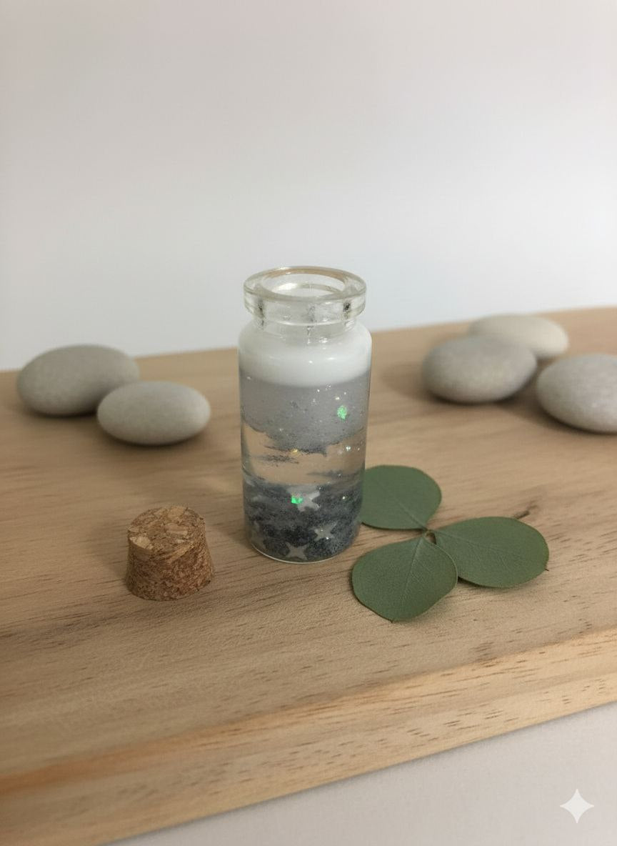 شمعة الفضة المتلألئة-شمع صويا و الجل