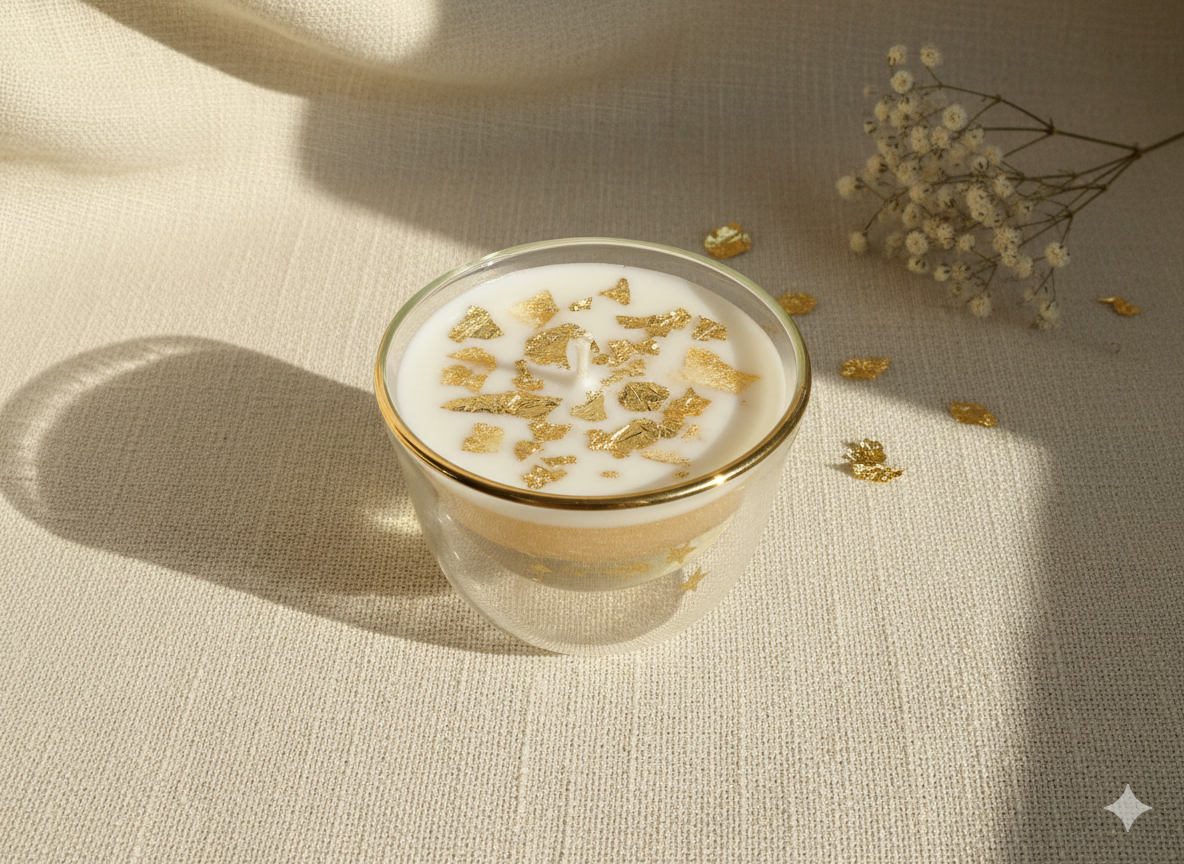 الذهب المتلألئ" الشمعة العائمة _جل و صويا "