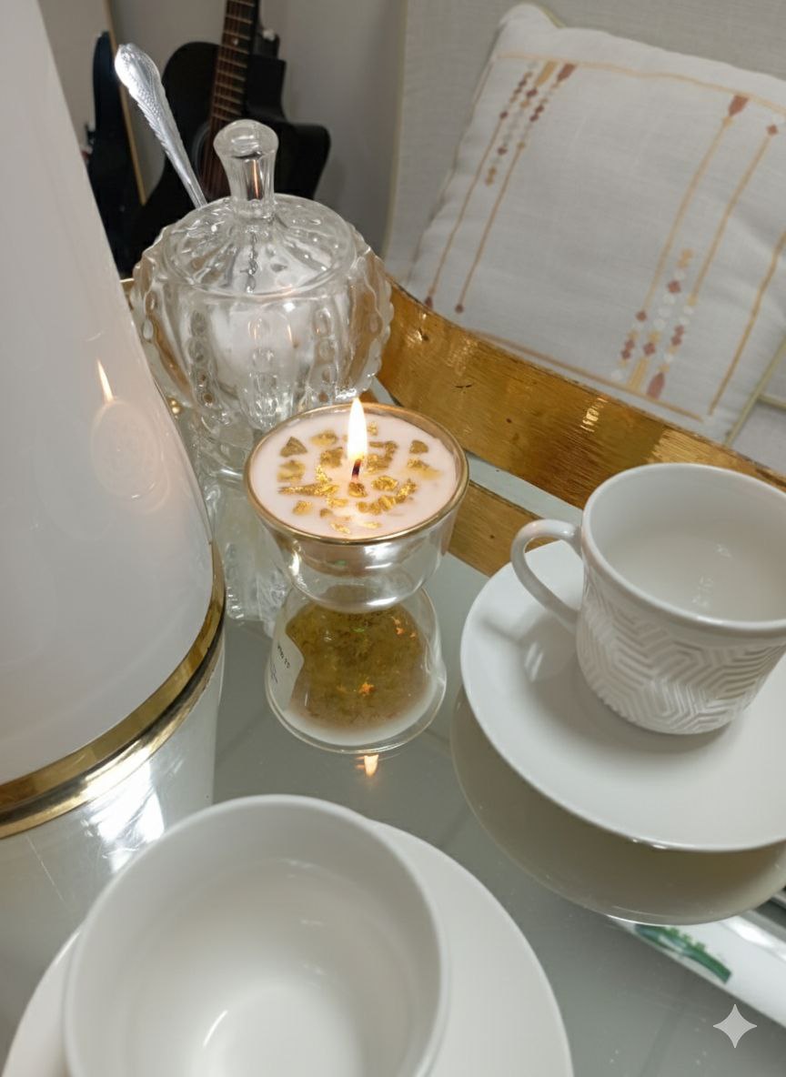 الذهب المتلألئ" الشمعة العائمة _جل و صويا "