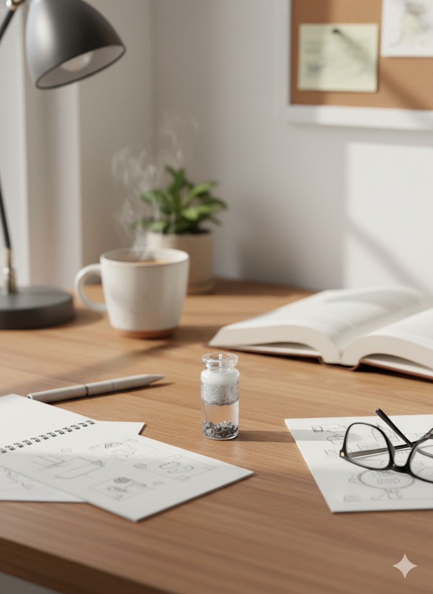 شمعة الفضة المتلألئة-شمع صويا و الجل