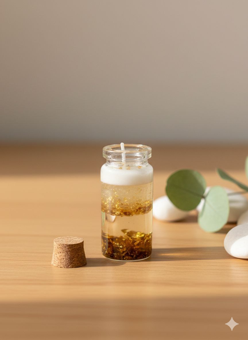 شمعة الذهب المتلألئ